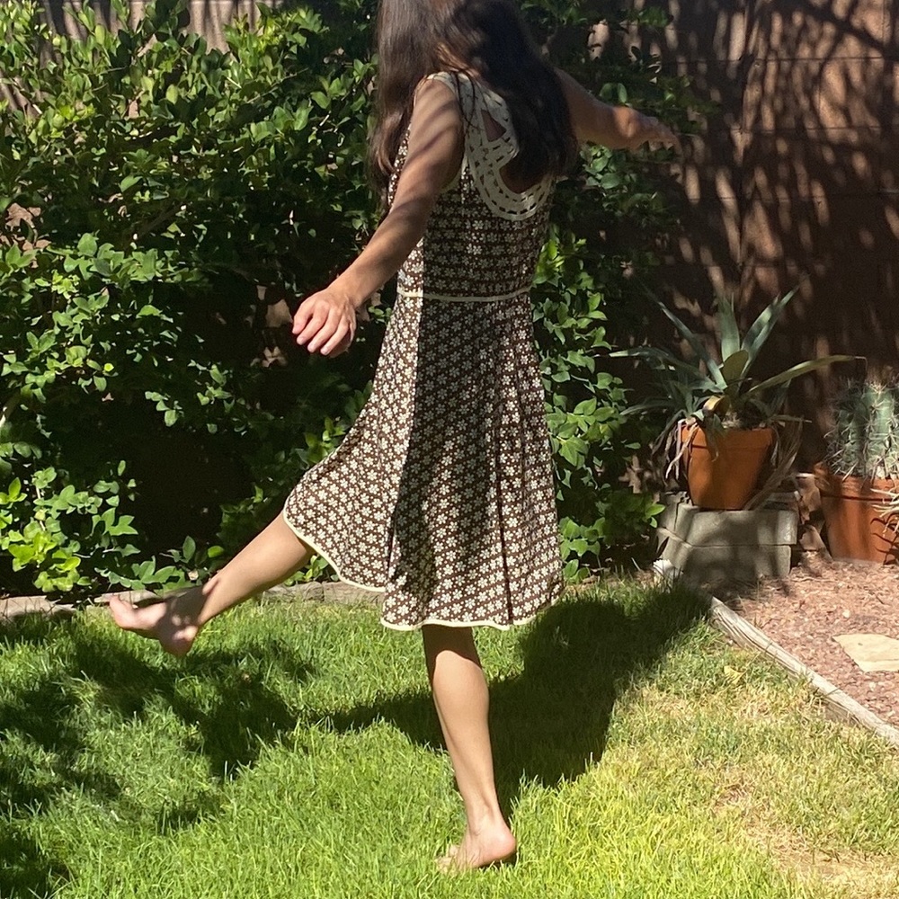 Max Studio Lace Back Summer Dress